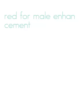 red for male enhancement