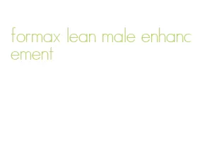 formax lean male enhancement