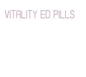 vitality ed pills
