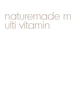 naturemade multi vitamin